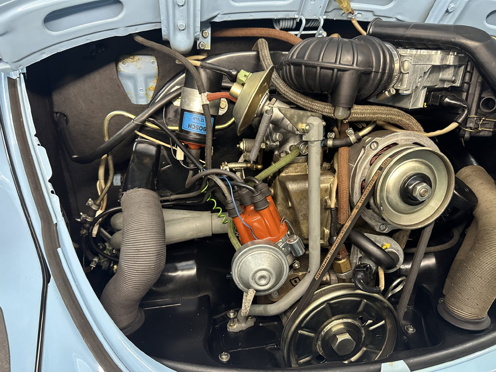 VW Beetle Engine 1600cc on display