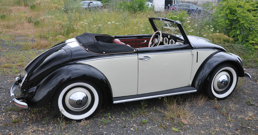 Volkswagen Hebm&uuml;ller  with the top down