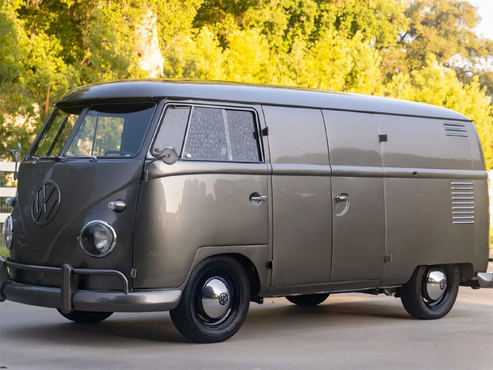 VW Samba Bus with barn doors