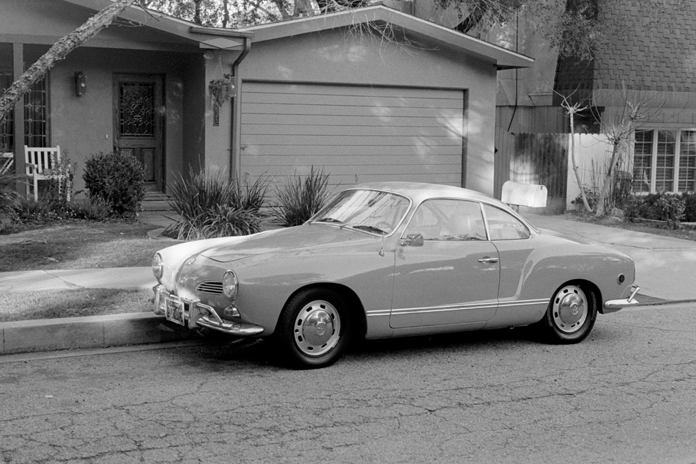 Karmann Ghia spotted here on a road
