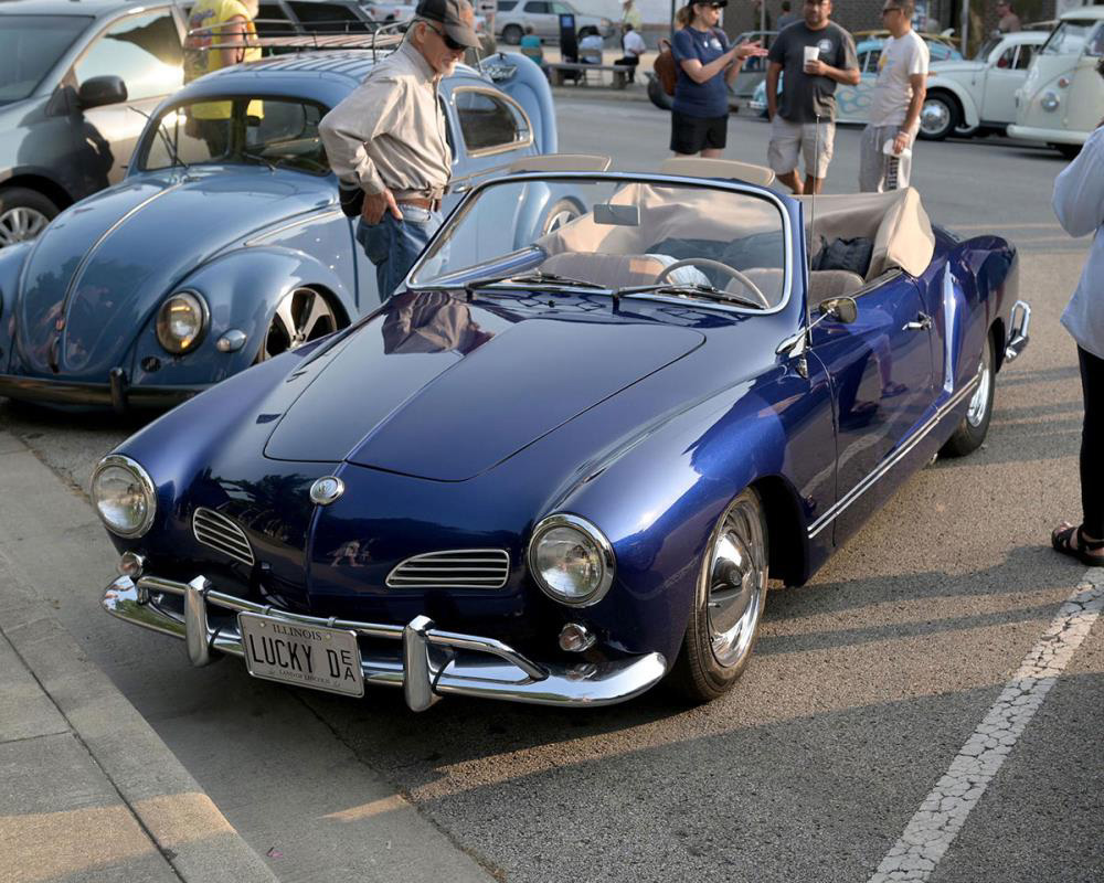 Karmann Ghia was the center of attraction today