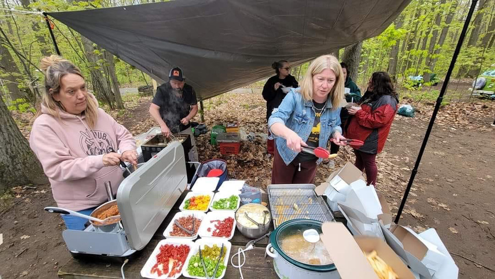 Lots of great food was served