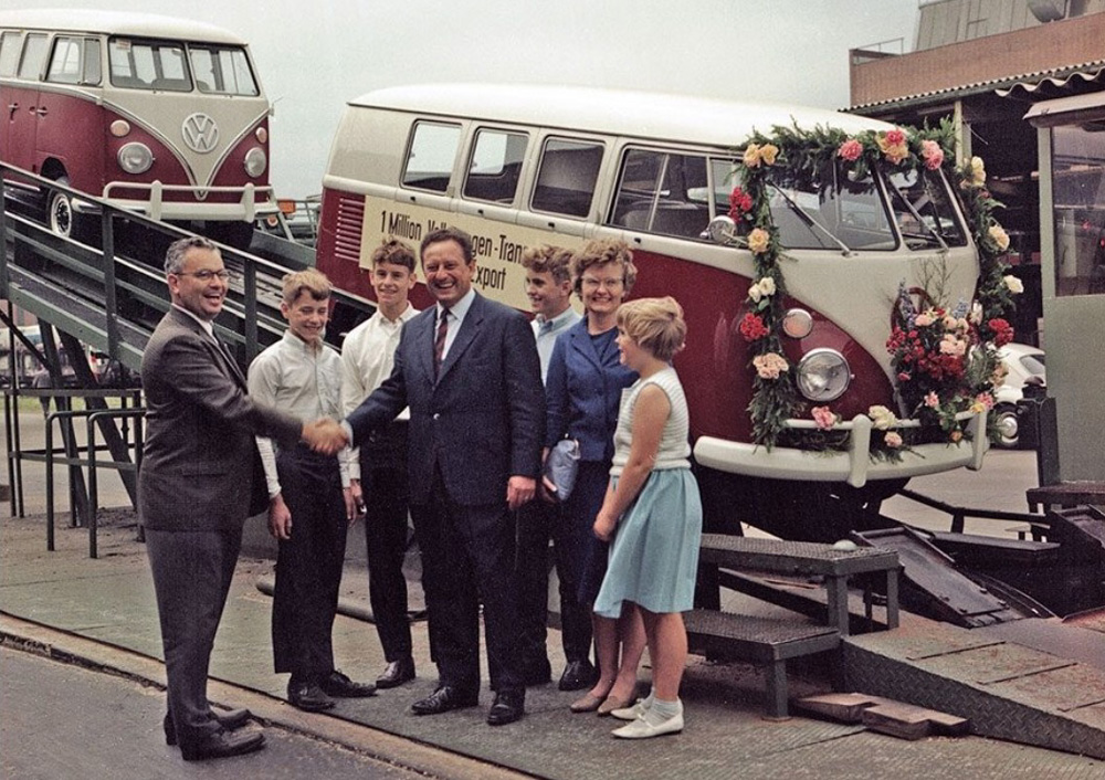 Decorated in flowers, Transporter number 1 million for export is handed over to its new lucky owners
